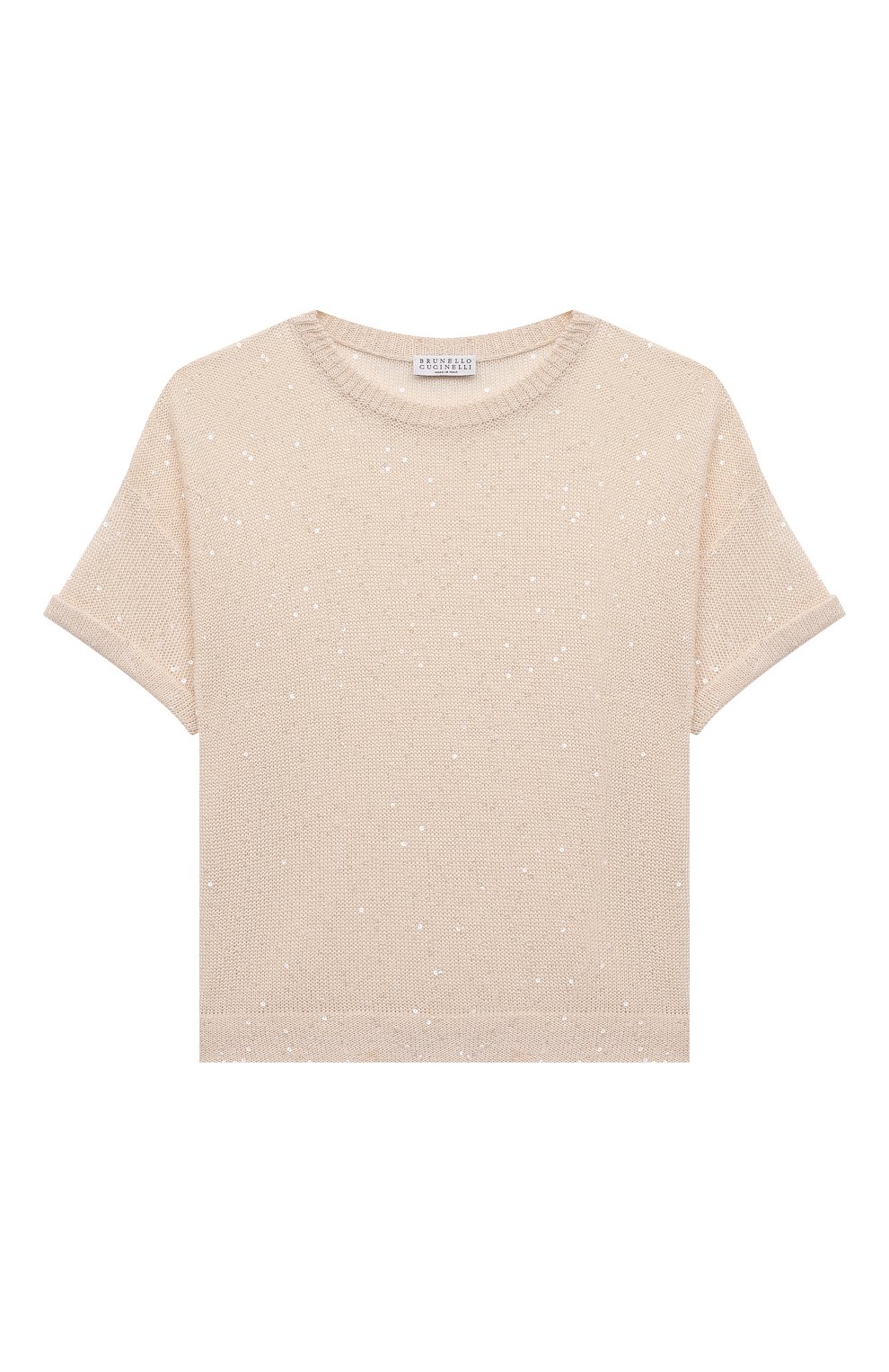 Льняной пуловер BRUNELLO CUCINELLI, арт. B10M50010C, фото 1