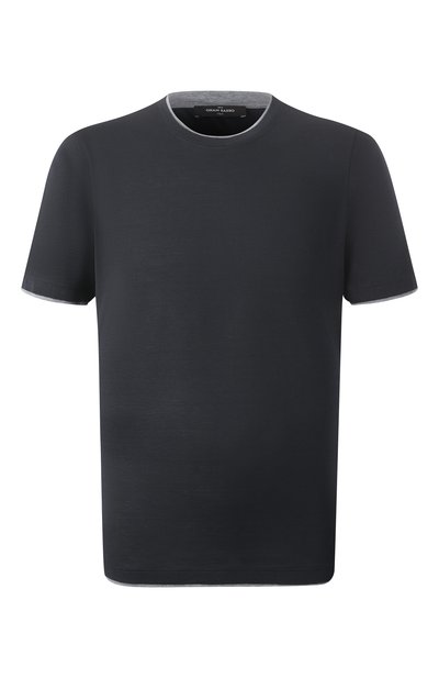 Мужская футболка из шелка и хлопка GRAN SASSO, арт. 60123/78410
