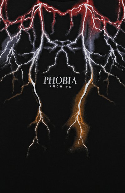 Хлопковая футболка PHOBIA ARCHIVE, арт. PHK00106REDGR0R, фото 3