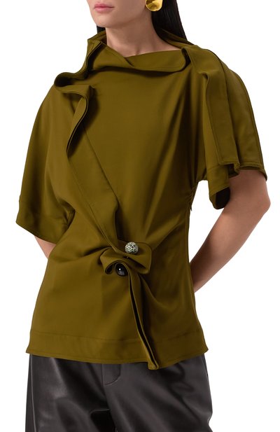 Топ из вискозы BOTTEGA VENETA, арт. 797412 V3Z10, фото 3