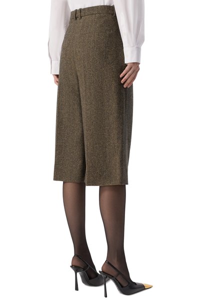 Шорты из шерсти и шелка SAINT LAURENT, арт. 866251/Y3L22, фото 4