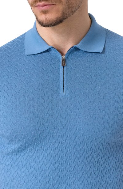 Хлопковое поло FEDELI, арт. 8UED5921, фото 5