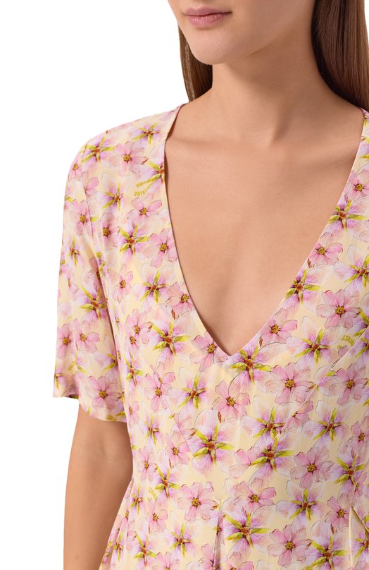 Платье из вискозы Zadig and Voltaire WWDR02634 Розовый  WWDR02634 Фото 4