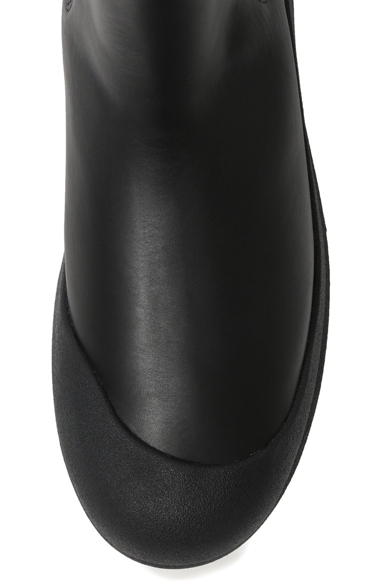 Мужские кожаные челси clayson BALLY черного цвета, арт. MSB04L/VT169 | Фото 6 (Материал утеплителя: Натуральный мех; Высота голенища: Высокие; Мужское Кросс-КТ: зимние сапоги, Сапоги-обувь, Челси-обувь; Материал сплава: Проставлено; Подошва: Массивная; Драгоценные камни: Проставлено)