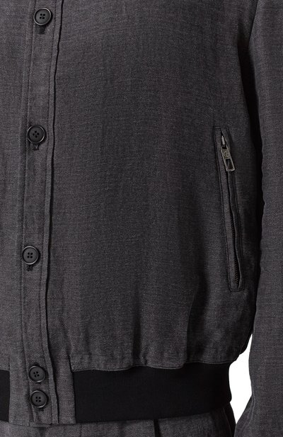 Льняной бомбер GIORGIO ARMANI, арт. GM001748/TE15998, фото 5