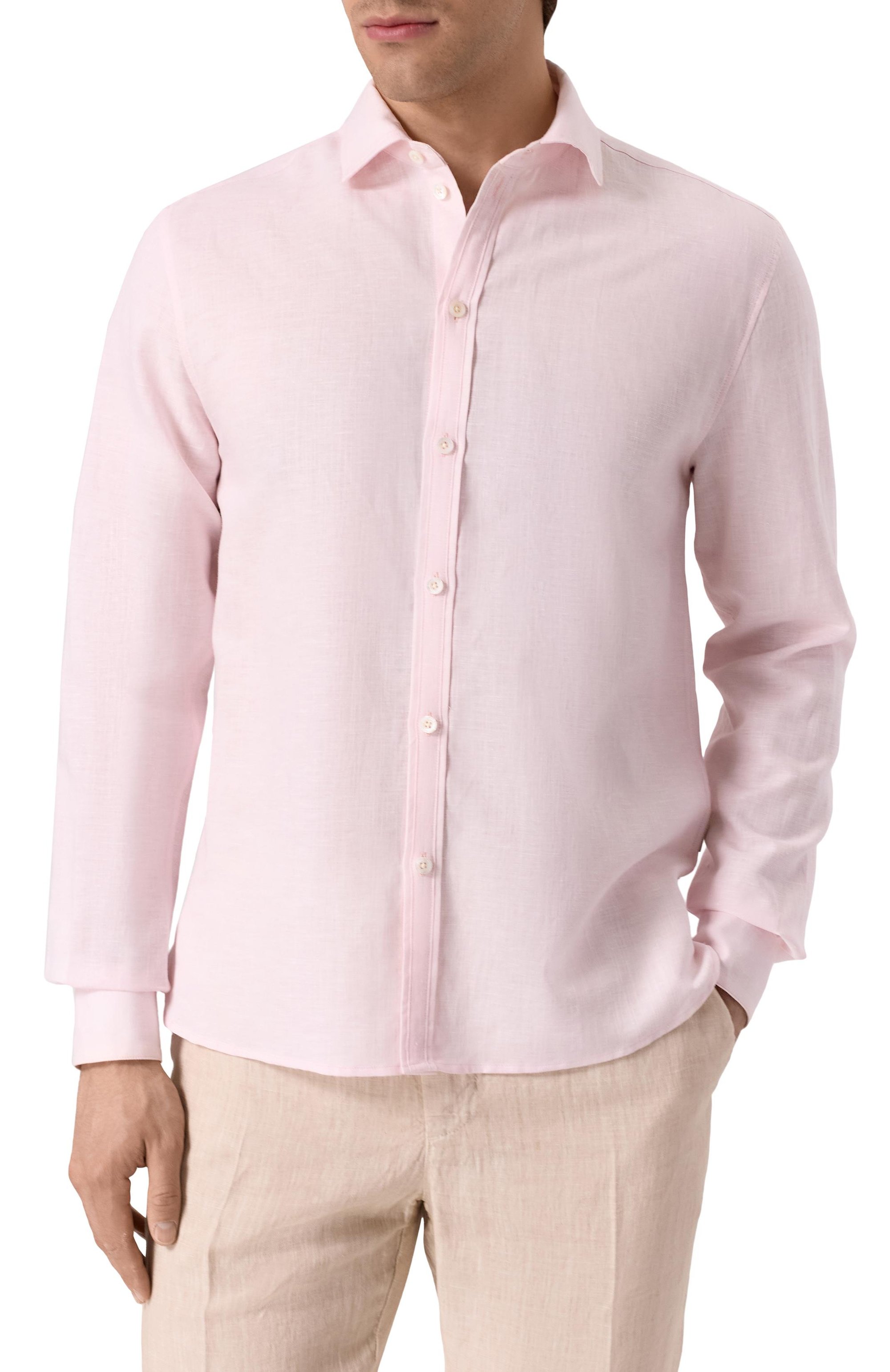 Рубашка изо льна и хлопка ZIMMERLI, арт. 4697-23202, фото 3