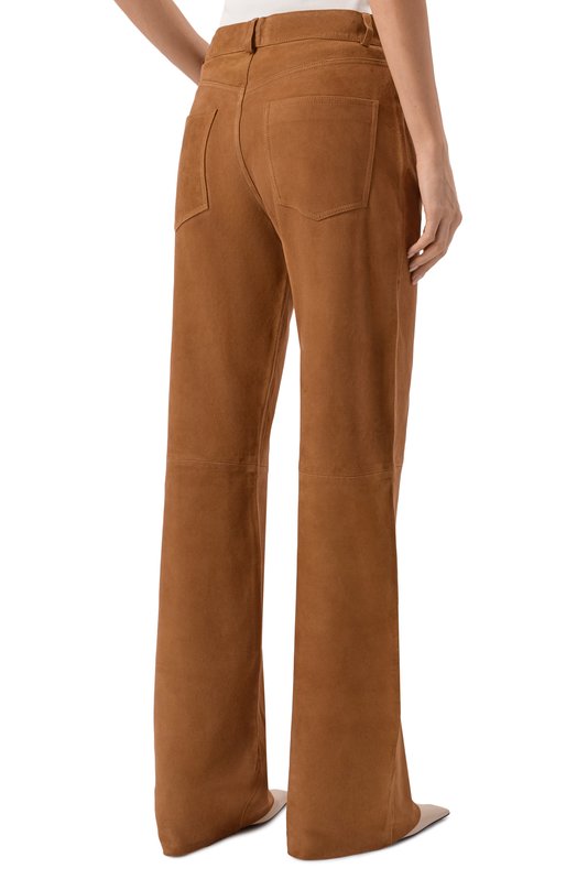 Замшевые брюки Haikure HEW03185PL005TP/K0REA SUEDE Коричневый  HEW03185PL005TP/K0REA SUEDE Фото 4