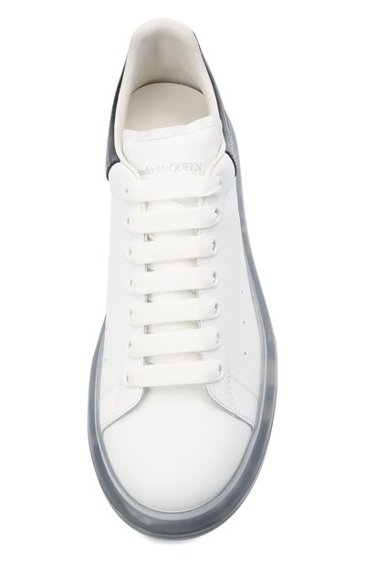 Кожаные кеды oversized ALEXANDER MCQUEEN белого цвета по цене 57950 руб., арт. 645872/WHZ4P, фото 5 Кожаные кеды oversized ALEXANDER MCQUEEN, арт. 645872/WHZ4P, фото 5