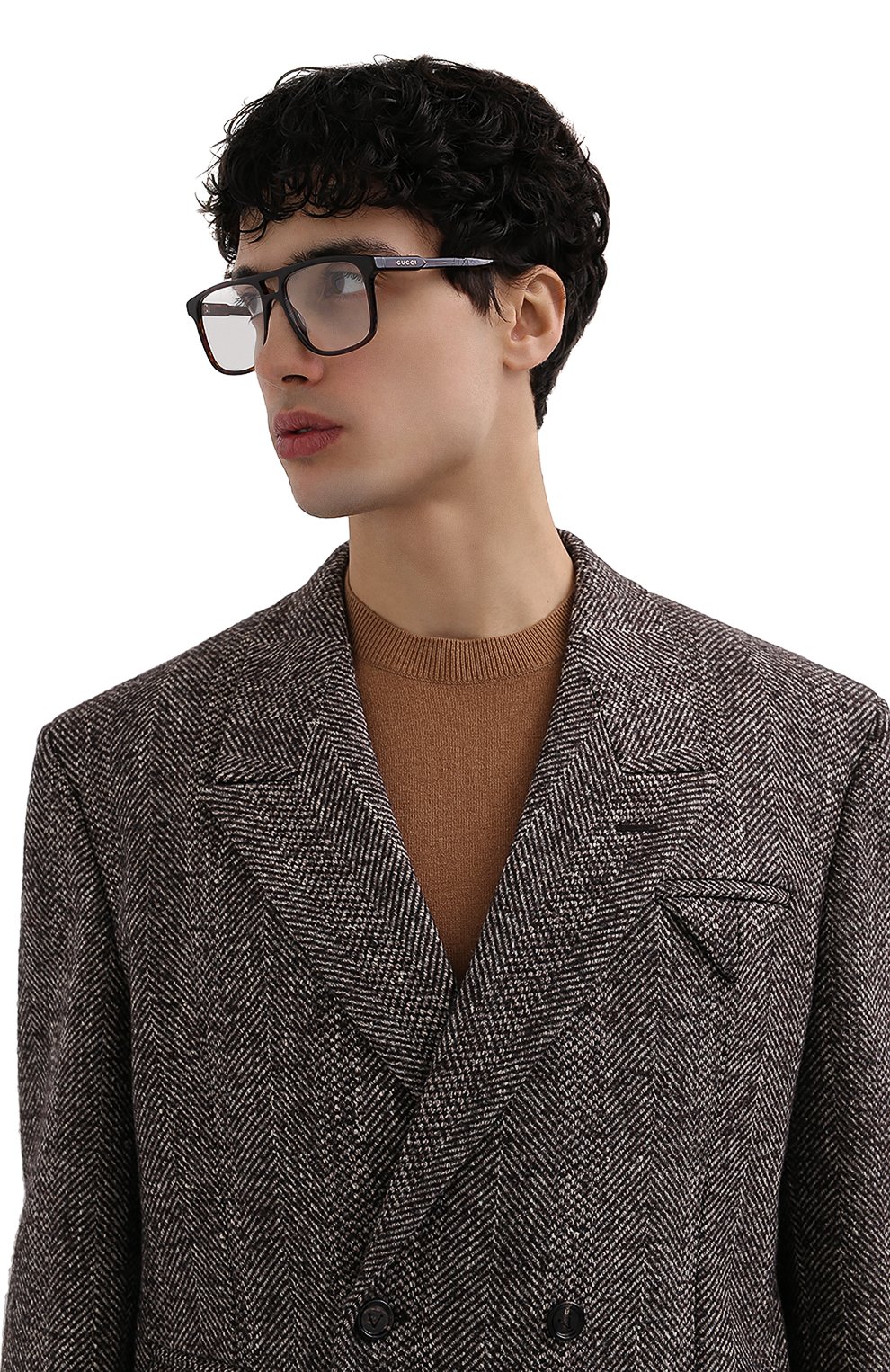 Оправа GUCCI коричневого цвета по цене 22350 руб., арт. GG1035 002, фото 2 Оправа GUCCI, арт. GG1035 002, фото 2