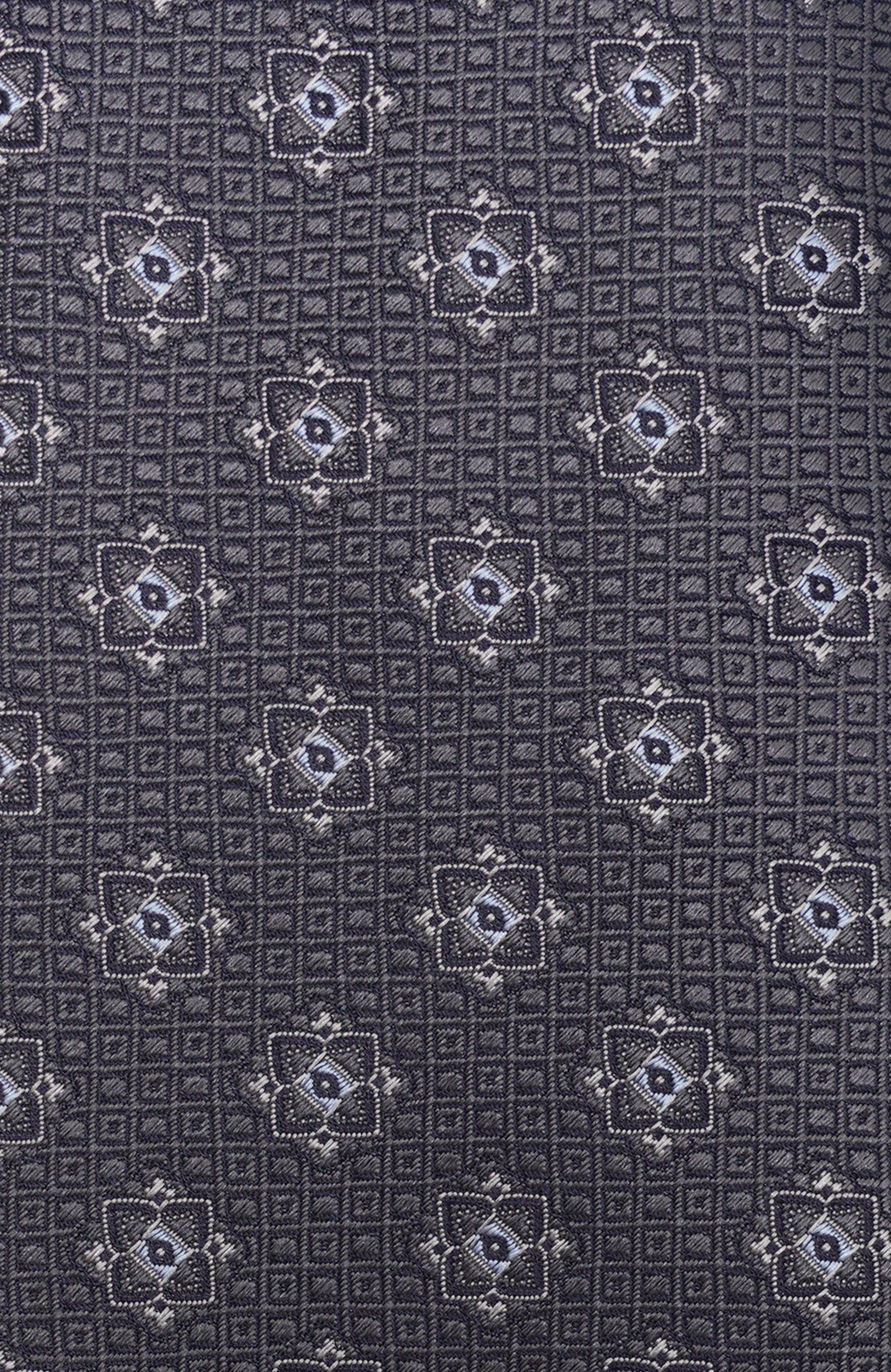 Шелковый галстук CANALI серого цвета по цене 21450 руб., арт. 18/HJ04720, фото 4 Шелковый галстук CANALI, арт. 18/HJ04720, фото 4