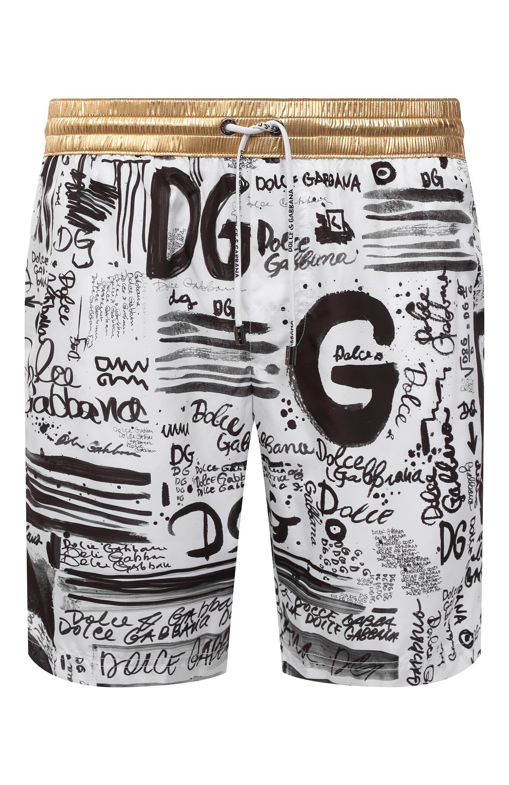 Плавки-шорты DOLCE & GABBANA черно-белого цвета по цене 49950 руб., арт. M4B53T/HSM57, фото 1 Плавки-шорты DOLCE & GABBANA, арт. M4B53T/HSM57, фото 1