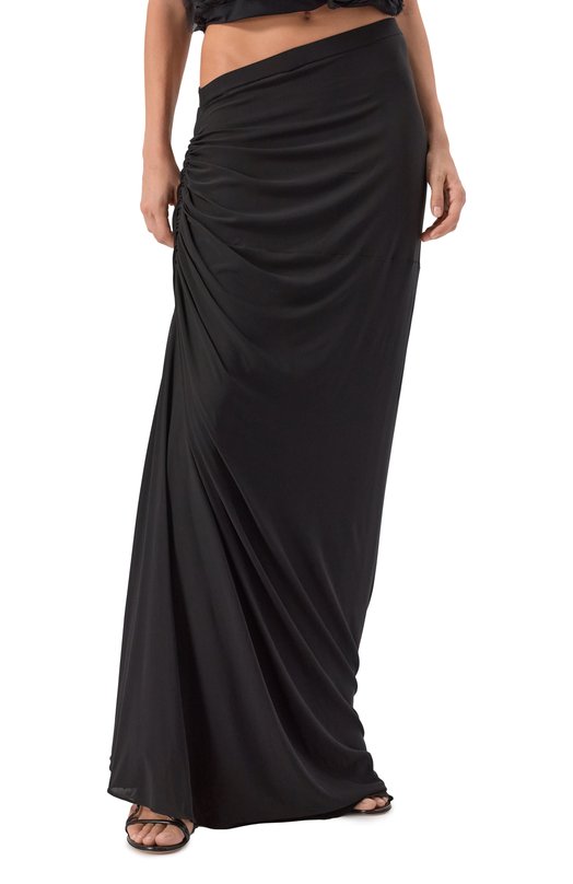 Юбка из вискозы Alaia AA9J2378J050B Чёрный  AA9J2378J050B Фото 3