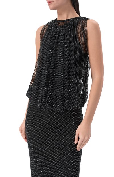 Платье с отделкой стразами SPORTMAX, арт. SPXPAPPA, фото 4