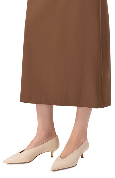 Кожаные туфли babouche LE MONDE BERYL, арт. BKT-NPL-ECR, фото 3