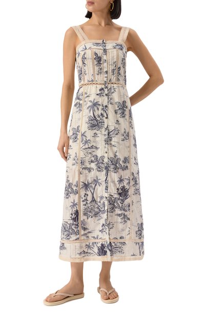 Хлопковое платье ZADIG AND VOLTAIRE, арт. WWDR02431, фото 3