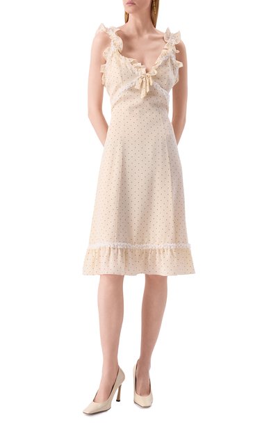 Шелковое платье ALESSANDRA RICH, арт. FABX4034-F4508, фото 3