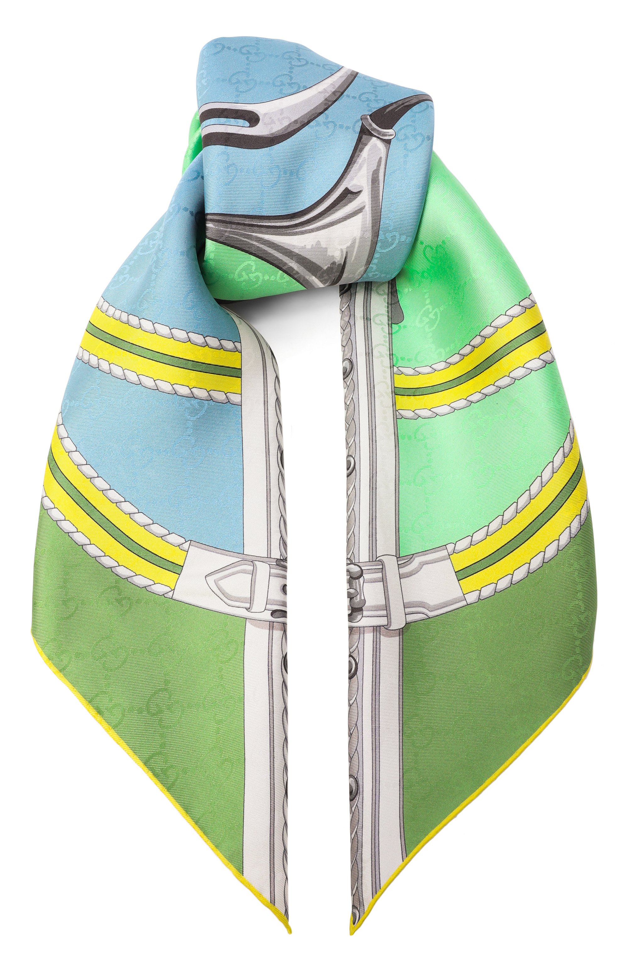 Шелковый платок GUCCI, арт. 767130/3G009, фото 1