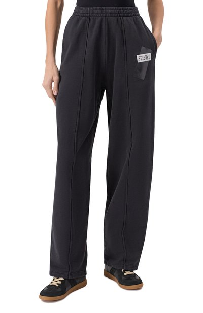 Хлопковые брюки MM6, арт. S52KA0528/M25014, фото 3