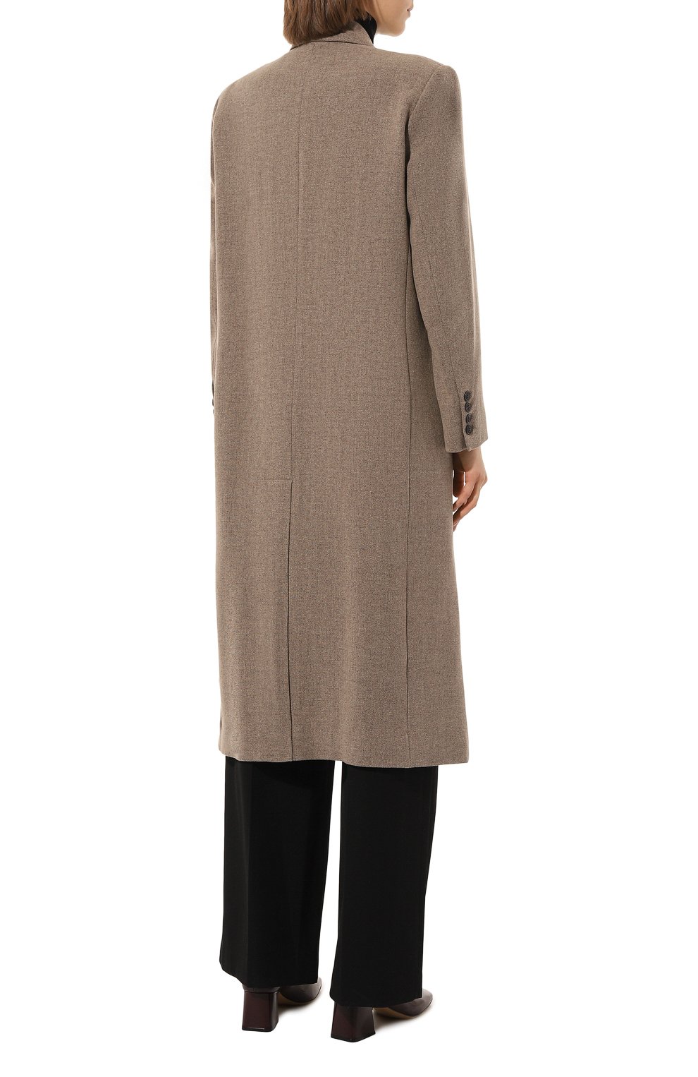 Шерстяное пальто LOW CLASSIC, арт. L0W22FW_CT11BE, фото 4