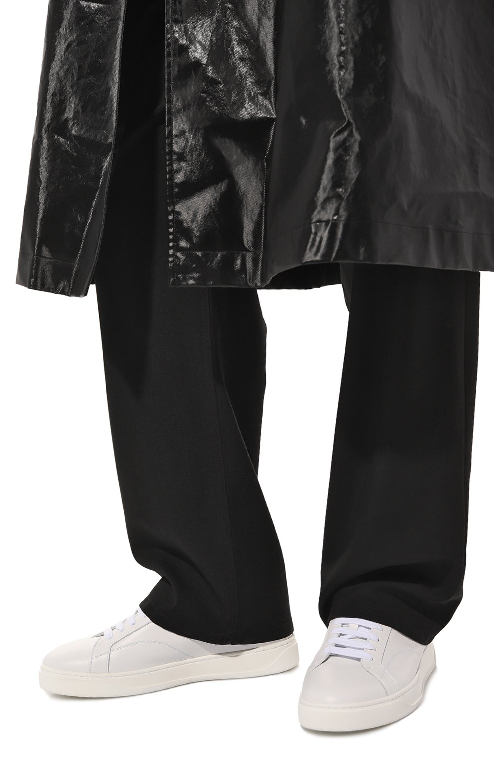 Кожаные кеды ddb0 LANVIN, арт. FM-SKDK0A-LEP0, фото 3