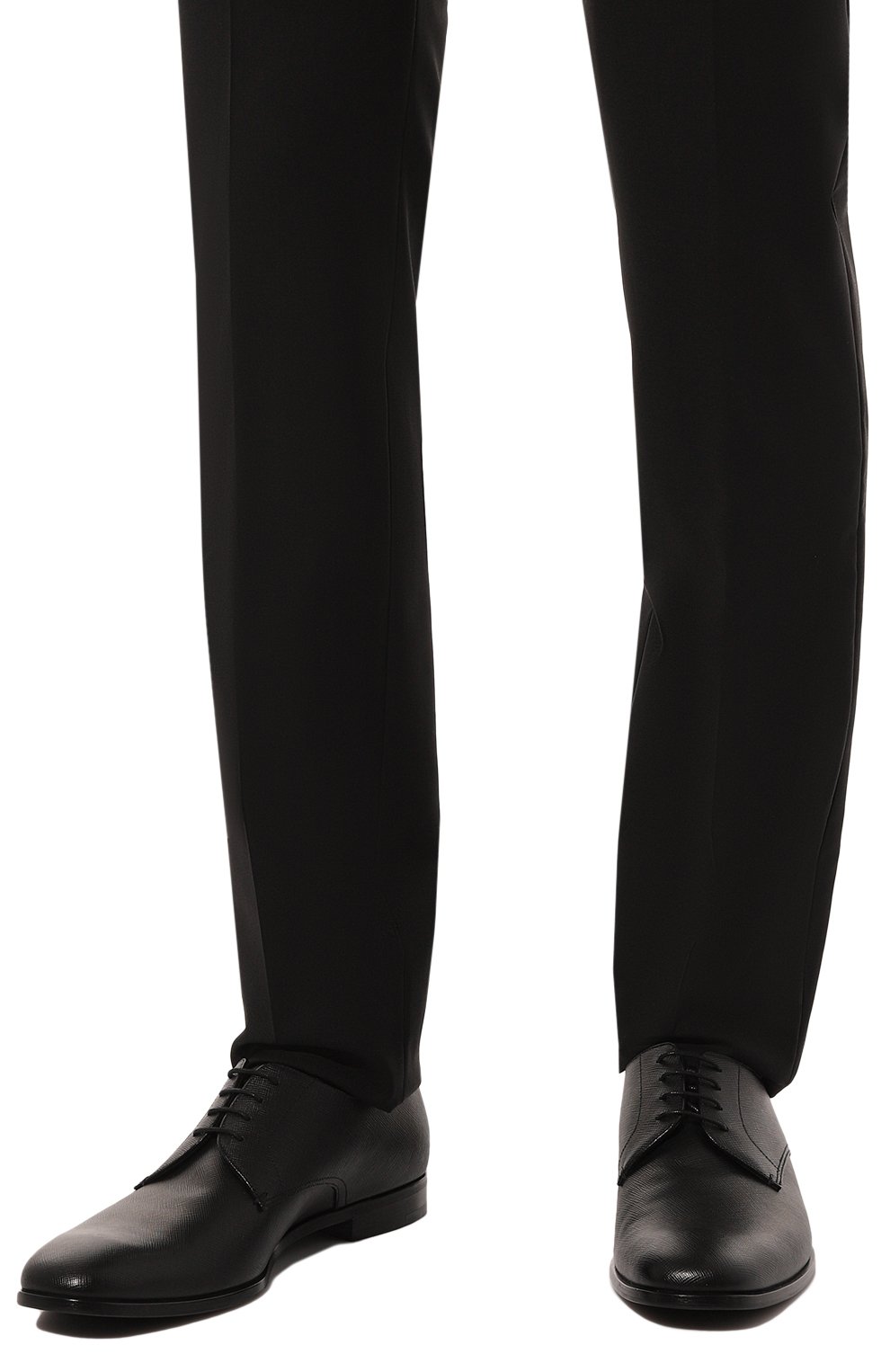 Кожаные дерби PRADA, арт. 2EB174-053-F0002, фото 3