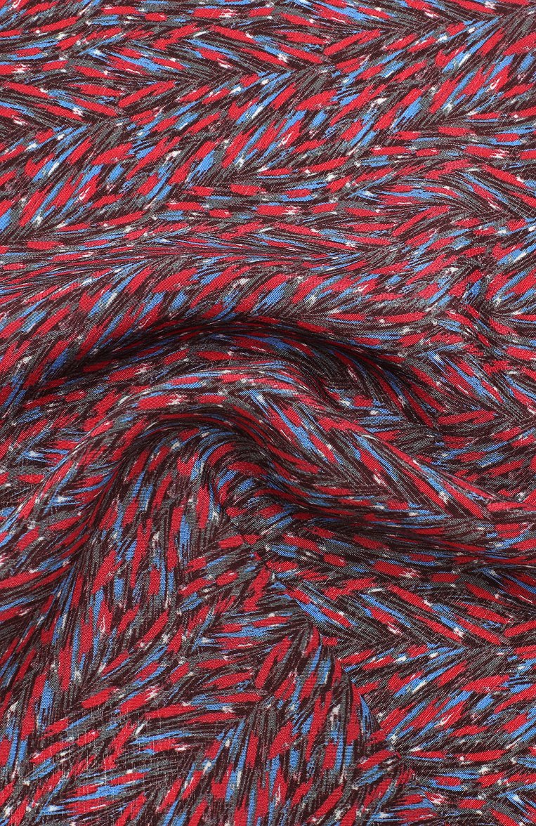 Мужской шелковый носовой платок LANVIN красного цвета, арт. 2403/HANDKERCHIEF | Фото 3 (Материал: Текстиль, Шелк; Материал сплава: Проставлено; Нос: Не проставлено)