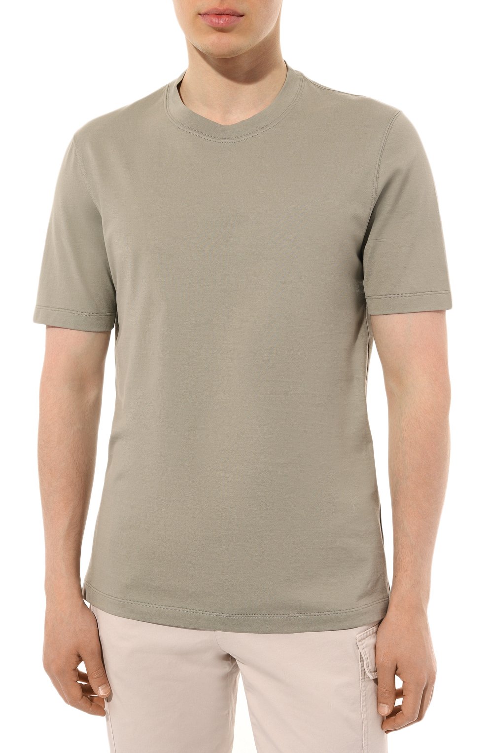 Хлопковая футболка BRUNELLO CUCINELLI, арт. M0T611308, фото 3