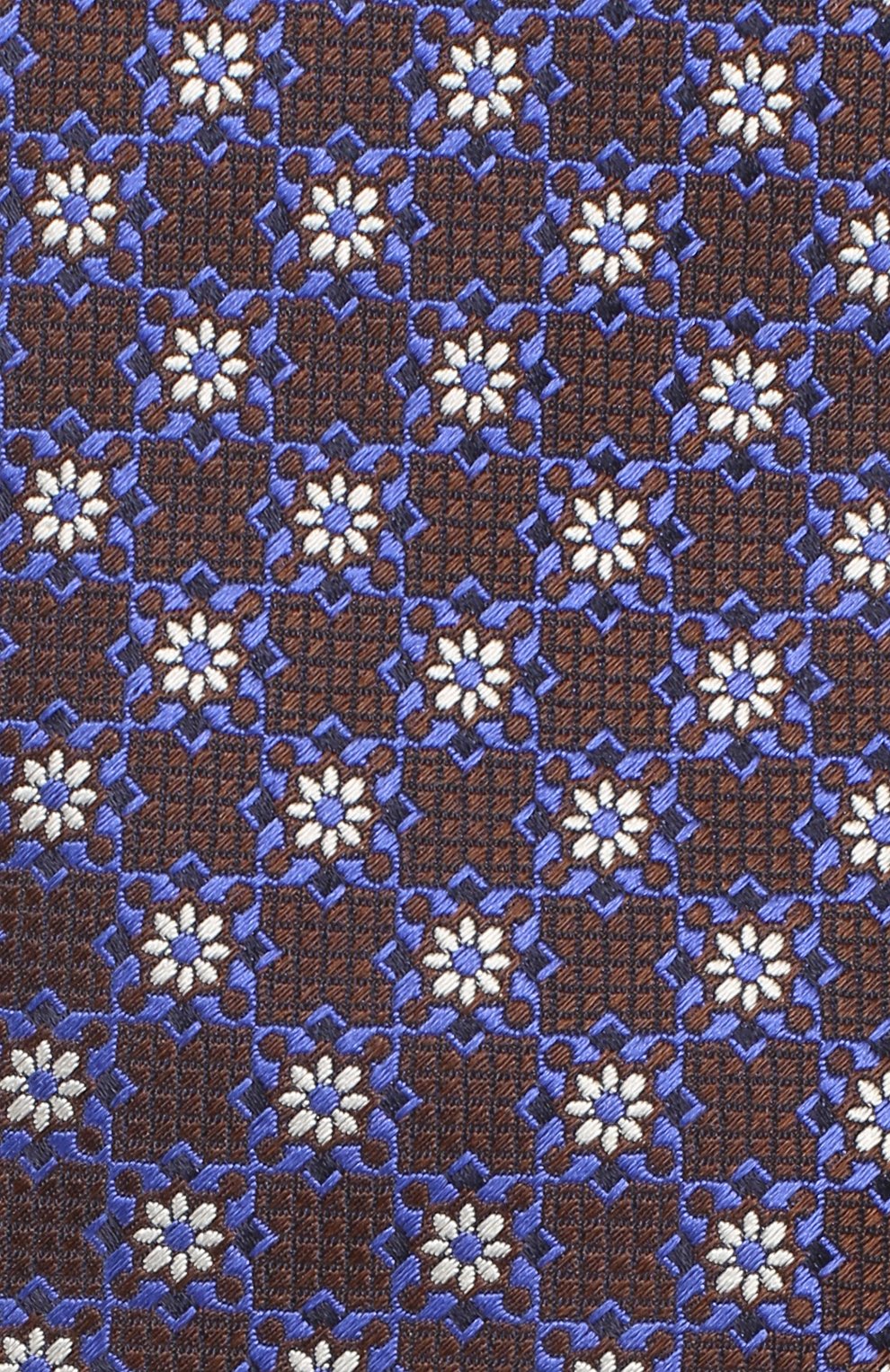 Шелковый галстук CANALI коричневого цвета по цене 9525 руб., арт. 18/HJ02315, фото 3 Шелковый галстук CANALI, арт. 18/HJ02315, фото 3