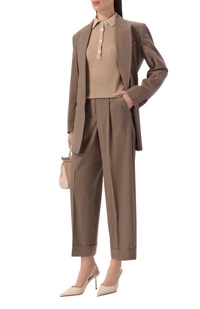 Женское шелковое поло KITON, арт. D55714