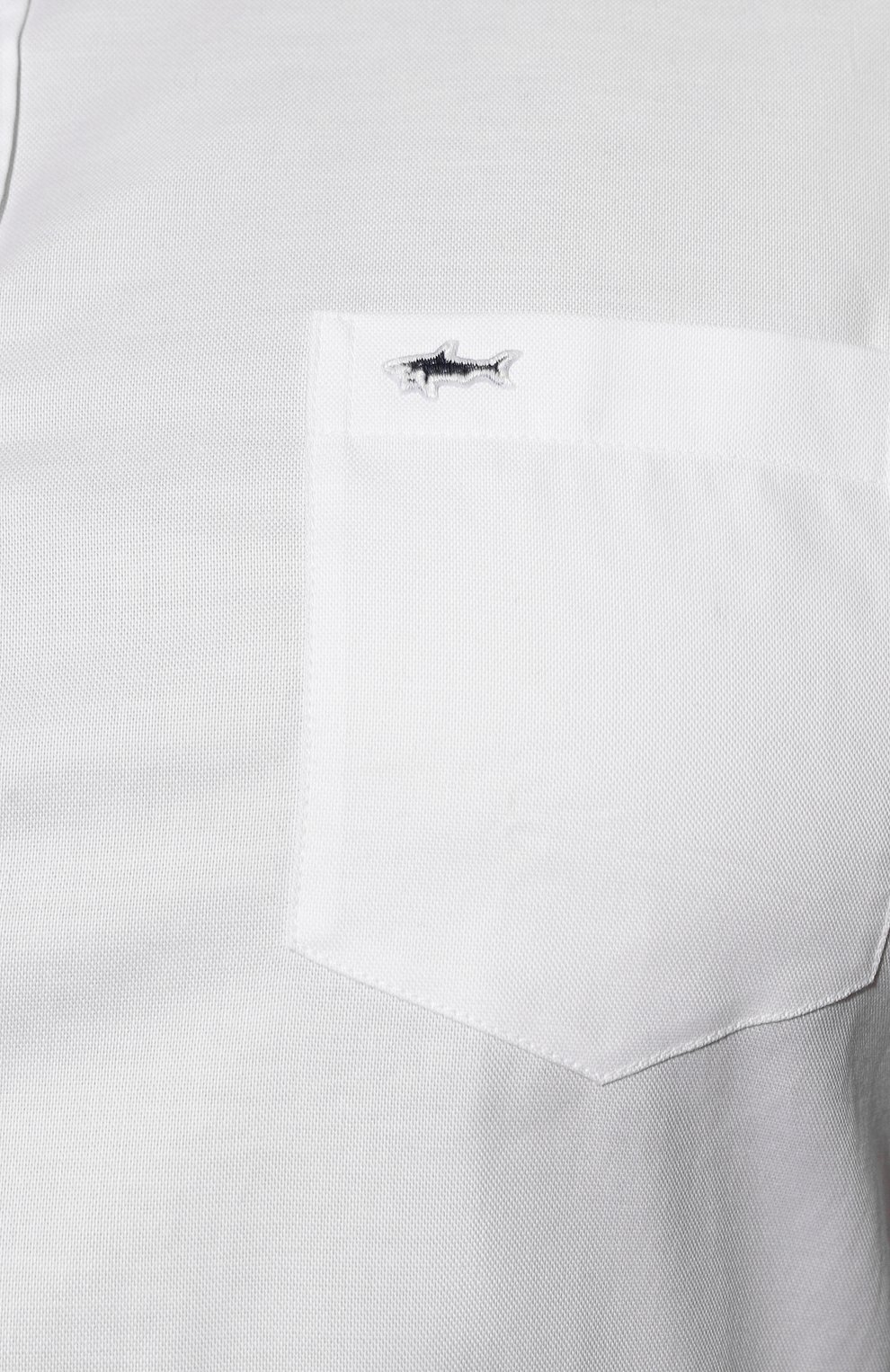 Хлопковая рубашка PAUL&SHARK белого цвета по цене 21500 руб., арт. C0P3000, фото 5 Хлопковая рубашка PAUL&SHARK, арт. C0P3000, фото 5
