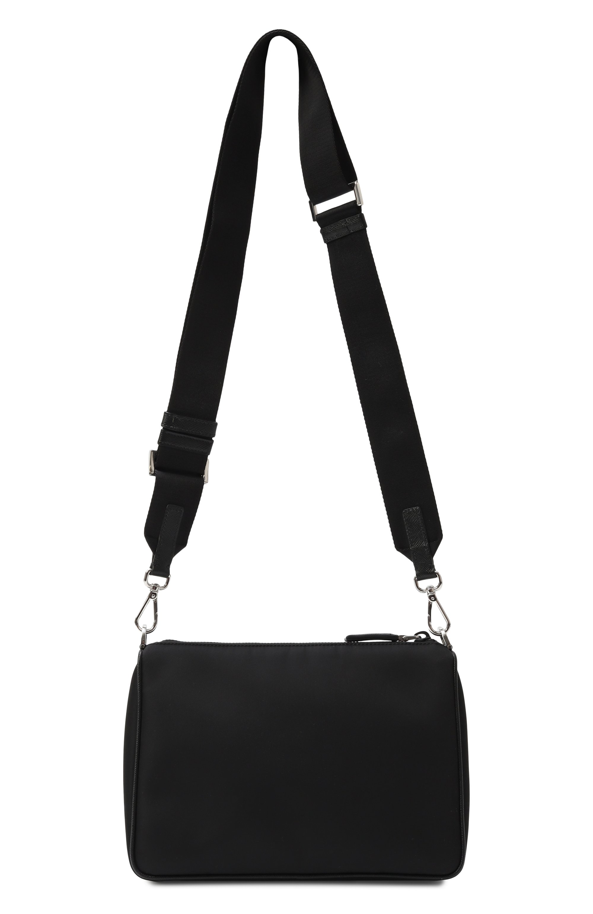 Сумка PRADA черного цвета по цене 165000 руб., арт. 2VH113-2DMH-F0002-OOO, фото 6 Сумка PRADA, арт. 2VH113-2DMH-F0002-OOO, фото 6