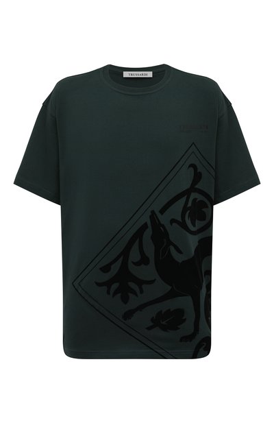 Хлопковая футболка TRUSSARDI, арт. 52T00760-1T006522, фото 1