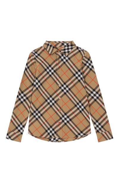 Хлопковая рубашка BURBERRY, арт. 8088966