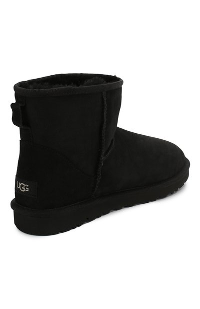 Замшевые сапоги classic mini UGG, арт. 1002072_BLK, фото 4