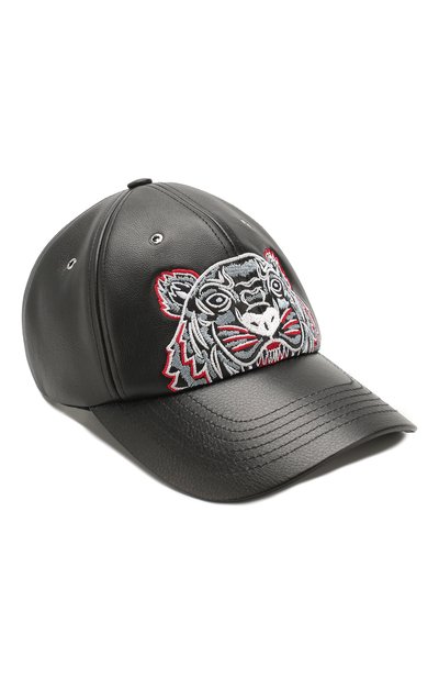 Кожаная бейсболка KENZO, арт. F955AC301L49, фото 1