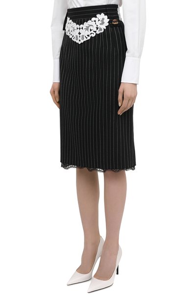 Шерстяная юбка DOLCE & GABBANA, арт. J4035T/FR2XI, фото 3