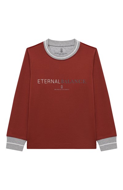 Хлопковый лонгслив BRUNELLO CUCINELLI, арт. B0B13T164A, фото 1