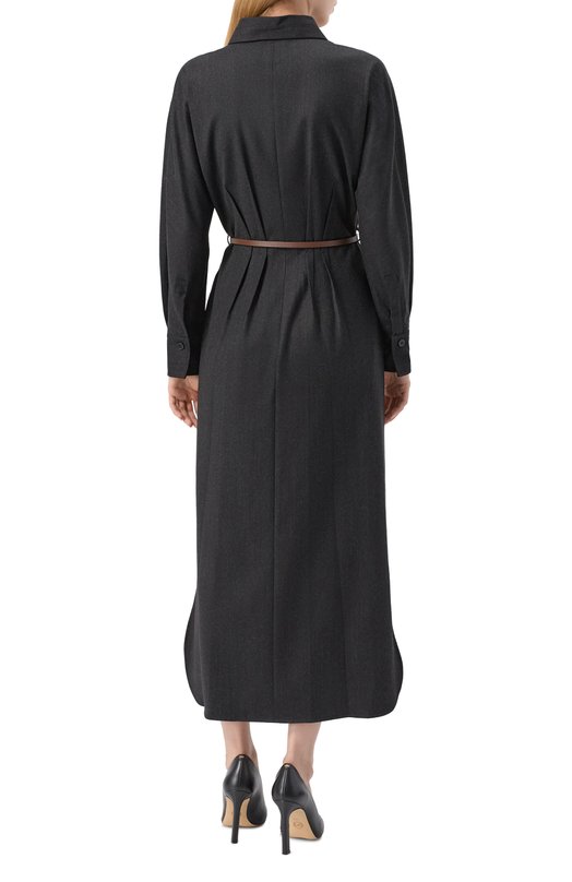 Платье из шерсти и вискозы Antonelli Firenze P6482/875B Серый  P6482/875B Фото 4