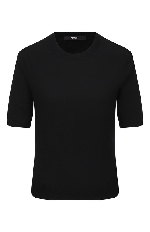 Пуловер из шерсти и кашемира Weekend Max Mara WKDMAREA Чёрный WKDMAREA