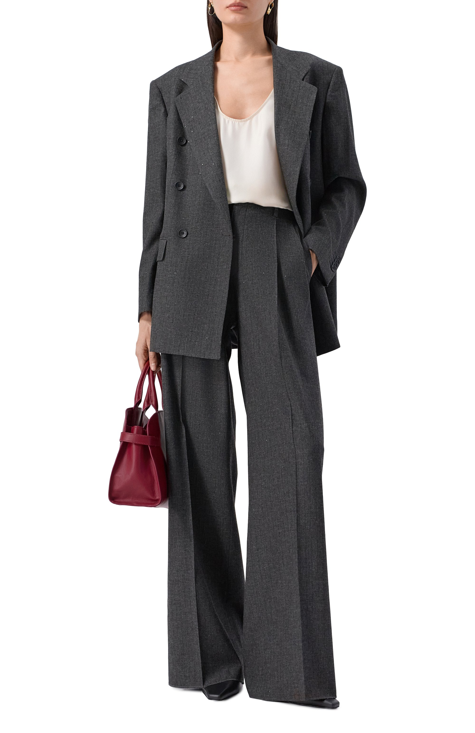 Брюки из вискозы и шерсти TAGLIATORE 0205, арт. P-EILEEN/A40003, фото 2