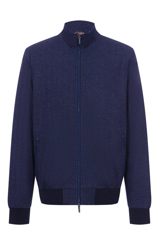 Толстовка из шерсти и хлопка Capobianco 19M454.SP00./58 Синий 19M454.SP00./58