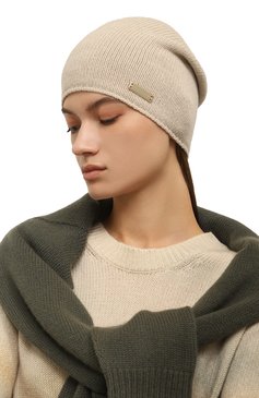 Шапка из шерсти и кашемира MANZONI24, арт. 23MCAPPELL0-X, фото 2