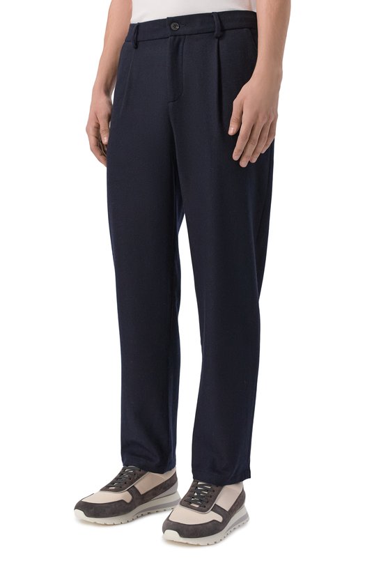 Шерстяные брюки MC2 Saint Barth FUJI003-00017I/FUJI P0CKET W00L Синий  FUJI003-00017I/FUJI P0CKET W00L Фото 3