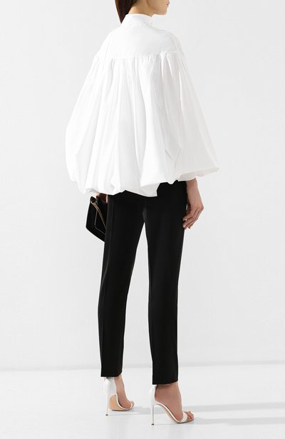 Хлопковая блузка VALENTINO, арт. RB0AE3V04HP, фото 2