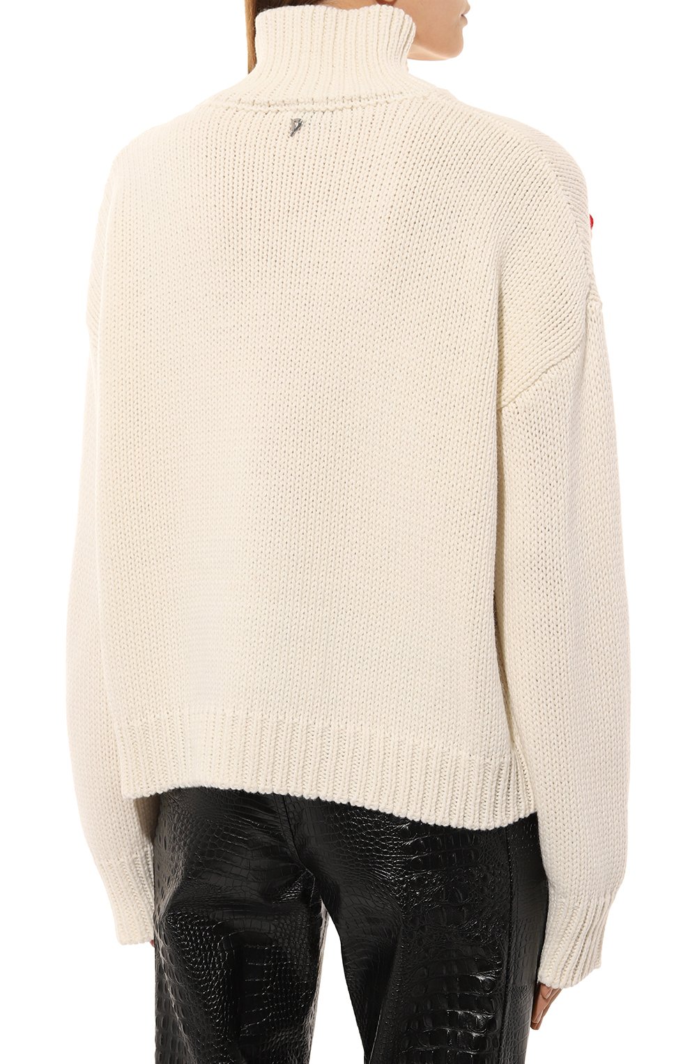 Свитер DONDUP кремового цвета по цене 49950 руб., арт. DT351/M00948D, фото 4 Свитер DONDUP, арт. DT351/M00948D, фото 4