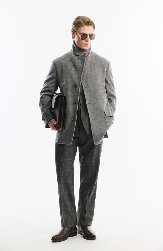 Шерстяной костюм Andrea Campagna VATICAN0 SRC/T25209-33/9_SET Серый  VATICAN0 SRC/T25209-33/9_SET Фото 7