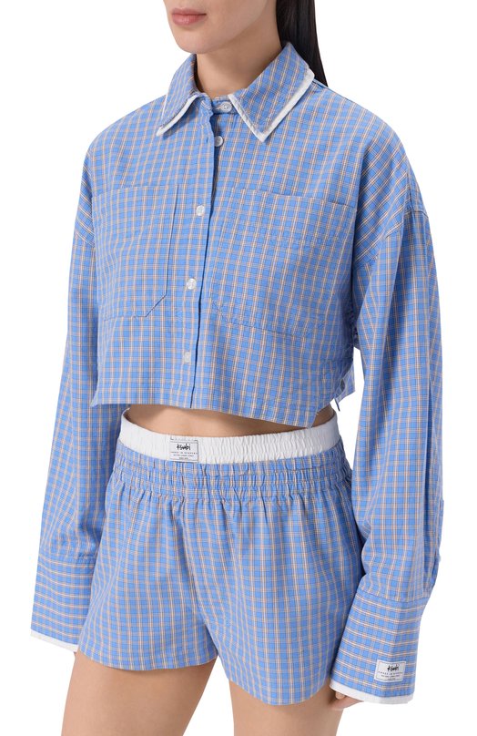 Рубашка Ksubi WPS26SH010 Голубой  WPS26SH010 Фото 3