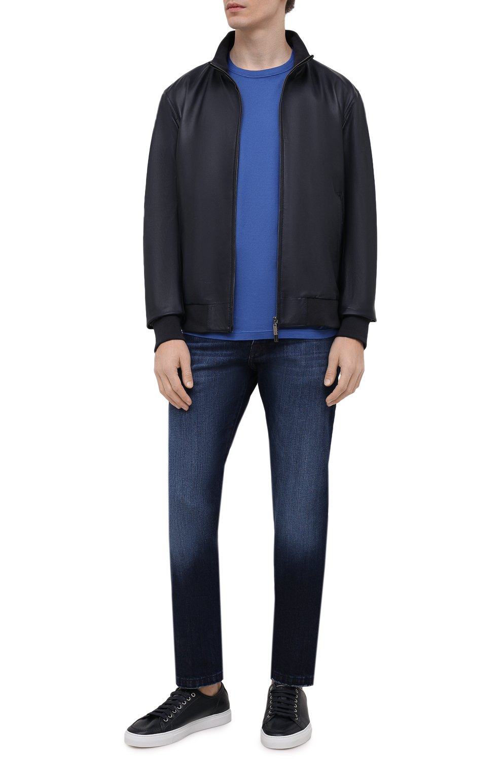 Футболка из хлопка и кашемира KITON, арт. UMK0029, фото 2