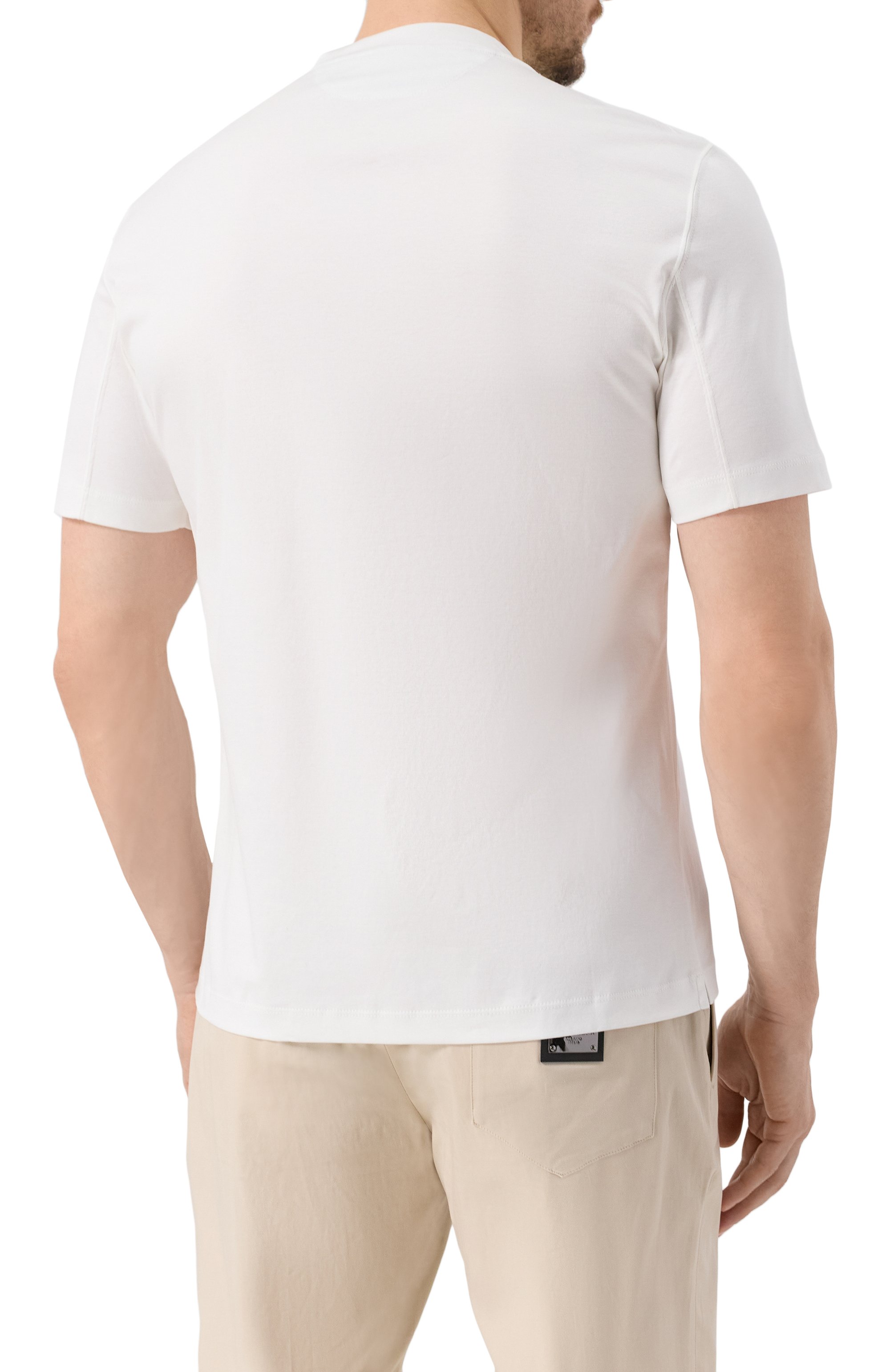 Хлопковая футболка BRUNELLO CUCINELLI, арт. M0B137444G, фото 4