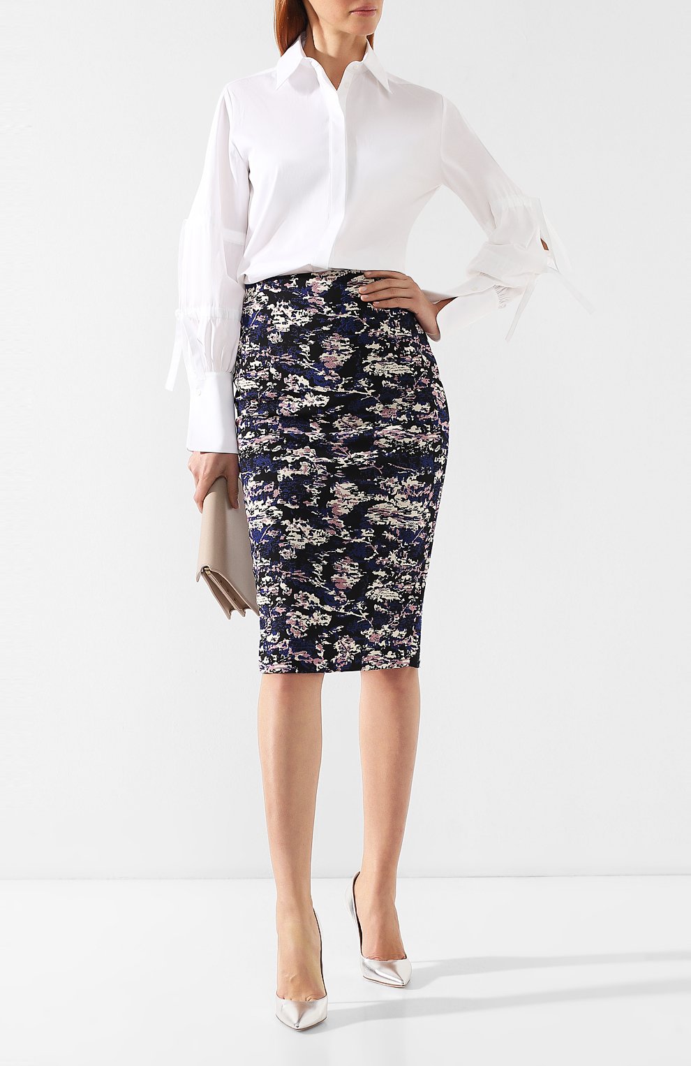 Юбка-карандаш VICTORIA BECKHAM, арт. SK PEN 3752 PSS19 CAM0 JAQUARD, фото 2